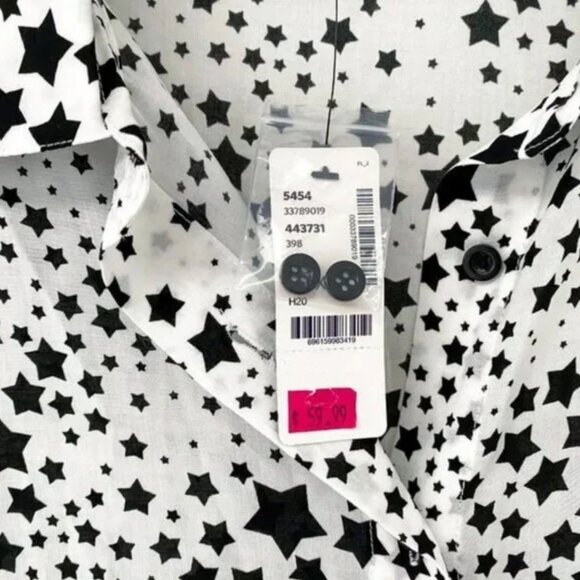 Addition Elle - 1x Love & Legend - Celestial Stars Button Down Shirt with Belt - Picture 7 of 10